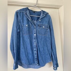 Denim button up